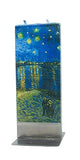 Flatyz - Twin Wick Flat Candle - Van Gogh - Starry Night Over The Rhone