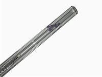 Drinking Straws.Glass - Glass Straw Dots - 9.5mm x 8" - Lilac