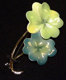 Franz Porcelain - Rhodium Pin - Shamrock