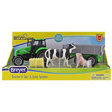 Breyer - Farm Tractor & Tag-a-Long Wagon w/ Cow & Pig Playset