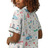BedHead - S/S Sleeve Crop Jersey PJ Set - Just Married - Medium