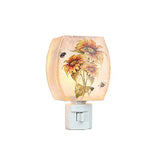 Stony Creek - Frosted Glass - 4.75" Night Light - Sunflowers B