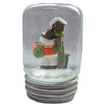 Napco - Mason Jar Water Globe - Snowman