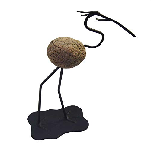 Francis Metal Works - Desktop Stone Sculpture - S-Neck Heron - 6.5"