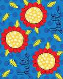 Studio M - 20" Art Pole - Pop of Flowers