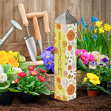 Studio M Sassy Flowers Art Pole Outdoor Decorative Garden Post, Made in USA, 20 Inches Tall