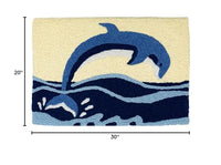 Jellybean - 20x30 Indoor/Outdoor Accent Rug - Dolphin Breach