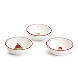 Two's Company - 3 Designs Christmas Tidbit Bowls - Merry & Bright