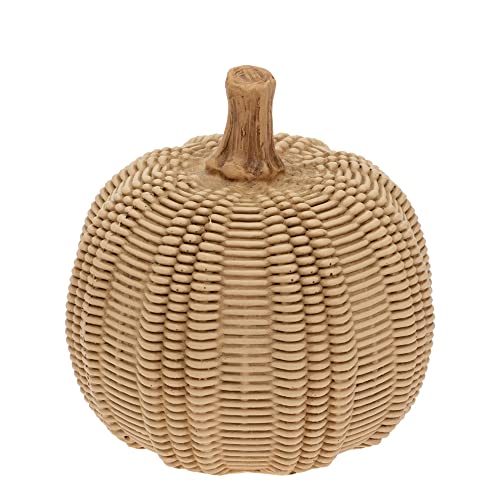 Boston International - Tan Wicker Pumpkin - Small