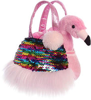 Aurora - Shimmers Fancy Pals - Pet Carrier - Flamingo - 7"