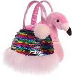 Aurora - Shimmers Fancy Pals - Pet Carrier - Flamingo - 7"