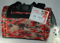 Daba Doo - Bon Voyage Pet Carrier - Camo Red