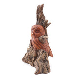 Big Sky Carvers Saw Whet Owl Whispering Wood Sculpture