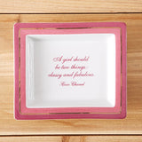 Two's Company - Trinket Tray - Coco Chanel - Classy & Fabulous