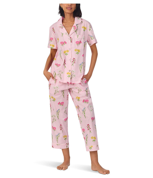 BedHead - S/S Cotton Crop PJ Set - Western Wildflowers - Medium