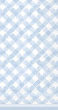 Boston International - Paper Guest Towel 16 Count - Gingham Light Blue