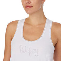 Kensie - Tank & Boxer PJ Set - Wifey - Medium White