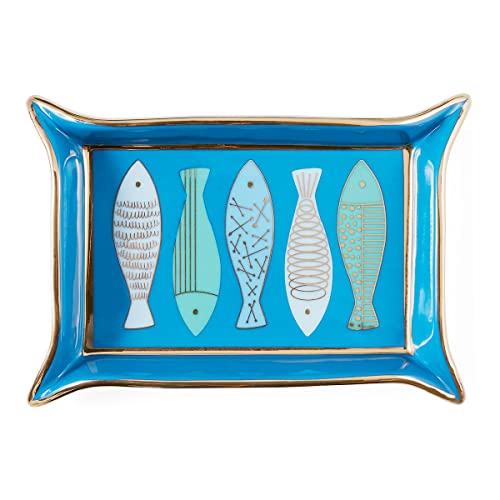 Jonathan Adler - Rectangular Tray - Fish