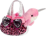 Aurora - Rainbow Fancy Pals - Pet Carrier - Narwhal - 7"