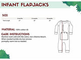 Lazy One - Infant Flapjack one piece - "Bear Bottom" - Red - 12M