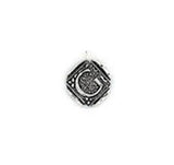 Wax Insignia - Seal Charm - Silver Plated - G
