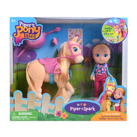 Breyer Piper's Pony Tales Doll and Pony Set, Piper + Spark, 6-Inch Posable Rider and 7-Inch Horse for Creative Play, Toy for Boys & Girls 3+