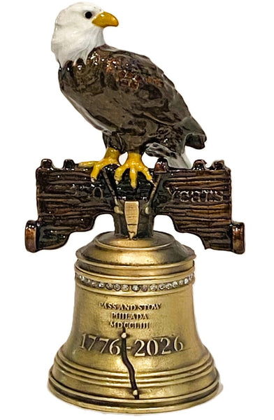 Kubla Craft - Bejeweled Enamel Trinket Box - United States 250th Anniversary 2026 - Limited Edition