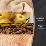WoodWick - Medium Crackling 9 Oz. Candle - Cashmere