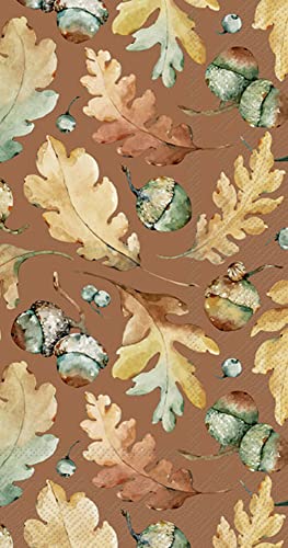 Boston International - Paper Guest Towel 16 Count - Acorns & Leaves