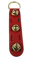 Belsnickel - 13" Training Strap - Red Strap w/ 3 Bells