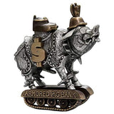 Nelles Studios - Bronze Money Bank - Armored Pig