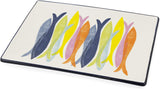 Boston International - 10" x 8" Ceramic Platter - Hand Stamp Fish