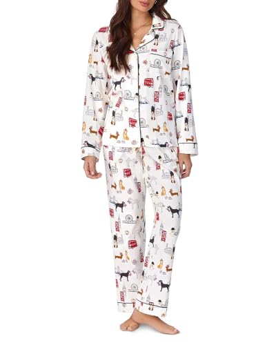 BedHead - Classic Stretch Jersey L/S PJ Set - Loyal Londoners - Small