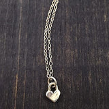 The Vintage Pearl - 18" Charm Necklace - Hearts Forever - 1 Heart