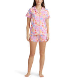 BedHead - Stretch Short Sleeve Shorty PJ Set - Starfish - Large