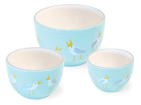 Boston International - Nesting Prep Bowls 3 Sizes - Seagulls