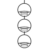 Couronne - 7" Hanging Sphere Bird Feeder - Clear