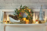 Boston International - LED Small Tabletop Tree - Poinsettia