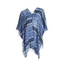 Scene Weaver - Papillion Evolution Scarf - Indigo Blue