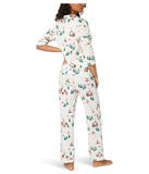 BedHead - Stretch L/S Pajama Set - Ski Pups - Large