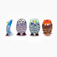 Dynasty Gallery - Mini Lamps - Owls - Set of 4