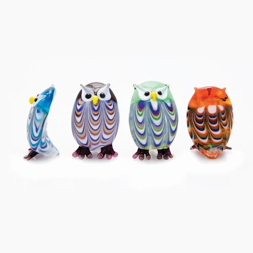Dynasty Gallery - Mini Lamps - Owls - Set of 4
