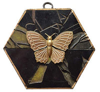 Museum Bees - Bourbon Barrel Frame w/Butterfly