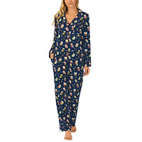 BedHead - Stretch Long Sleeve PJ Set - Autumn Owls - X-Small