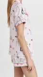 BedHead - Short Sleeve Shorty PJ Set - Let's Do Brunch - Medium (US 8-10)