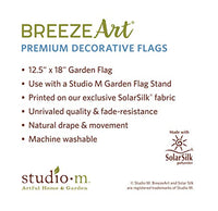 Studio M - Garden Flag - Woodsy Snowman