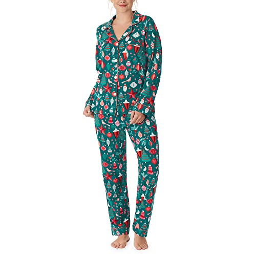 BedHead - Stretch Long Sleeve Pajama Set - Tis The Season - Small