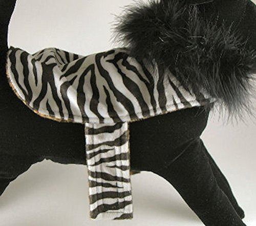 Beau Nouveau - Dog Jacket - Reversible Zebra & Leopard Print - XXS