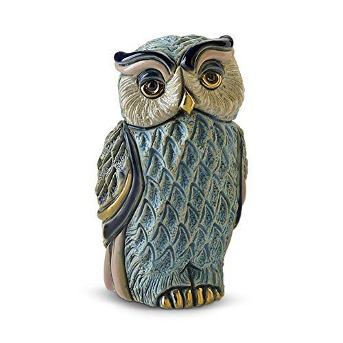 De Rosa - Turquoise Owl Figurine