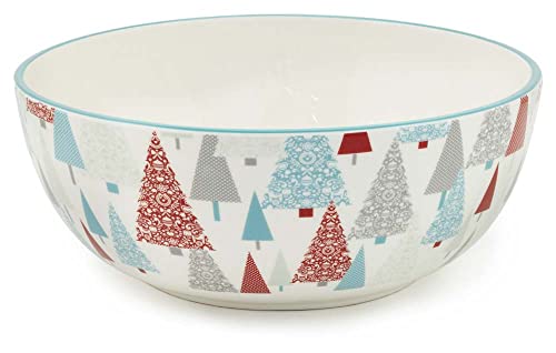Boston International - Ceramic Serving Bowl - Fancy Forest